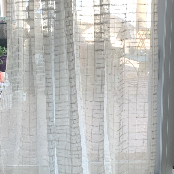 Source Unknown Other Panel Light Cream Curtain Panel Poshmark